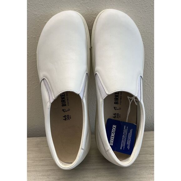 Birkenstock Oswego Men Sz 13 Max Comfort Slip On Soft Natural Leather Shoes - Picture 10 of 10